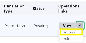 Estado de trabajo profesional.